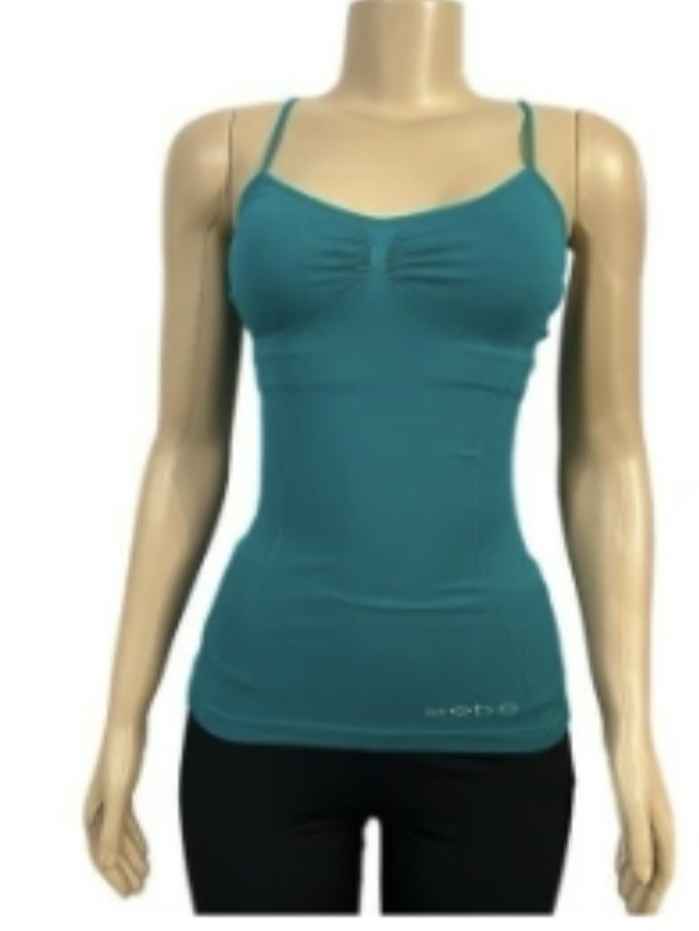bebe Teal Spaghetti-Strap Tank Top